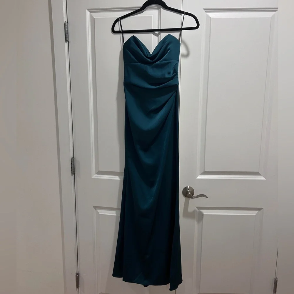 NWT Katie May Taylor Long Gown in Rainforest Green (XS) - Picture 4 of 11